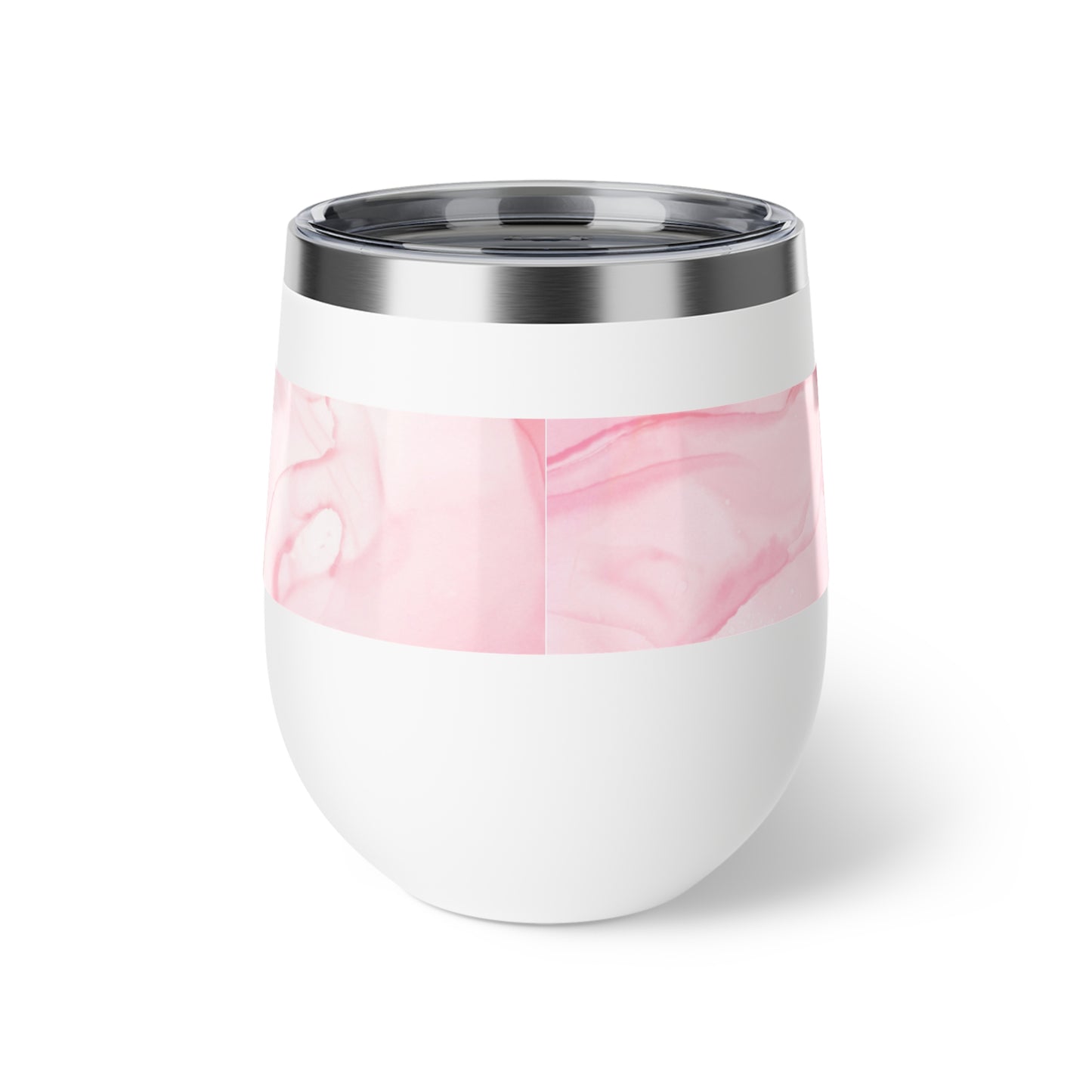 Dinks Before Dinks Pink Watercolor Art Wine Tumbler