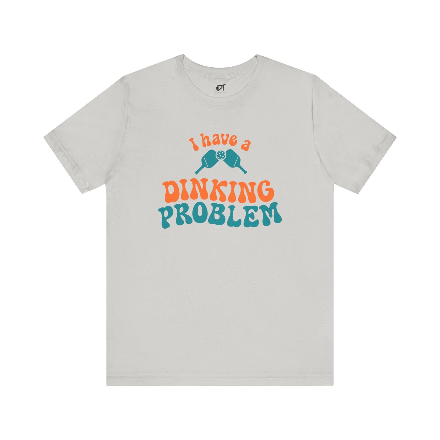 I Have a Dinking Problem Orange/Teal Retro Tee