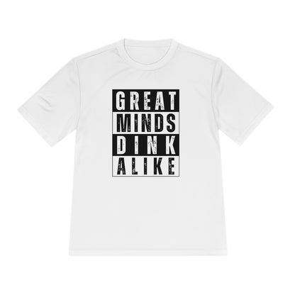 Great Minds Dink Alike Performance Tee