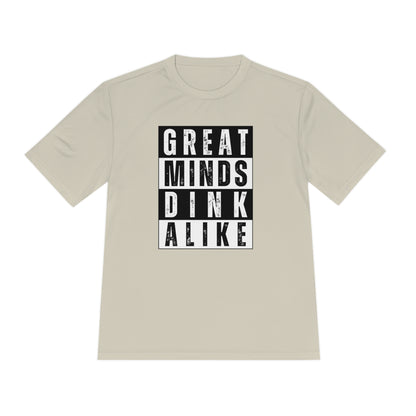 Great Minds Dink Alike Performance Tee