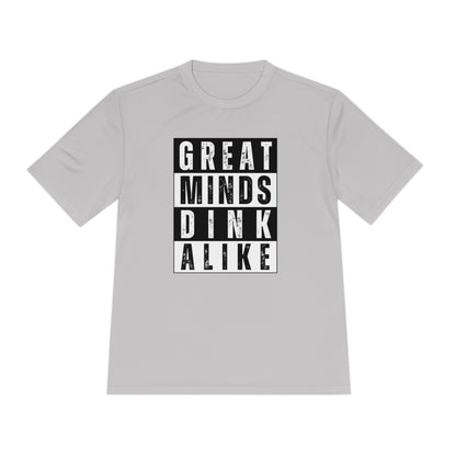 Great Minds Dink Alike Performance Tee