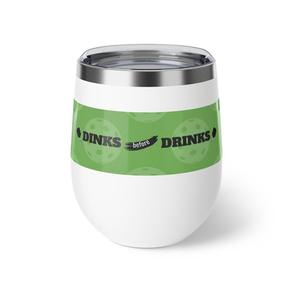 Dinks Before Drinks Wine Tumbler