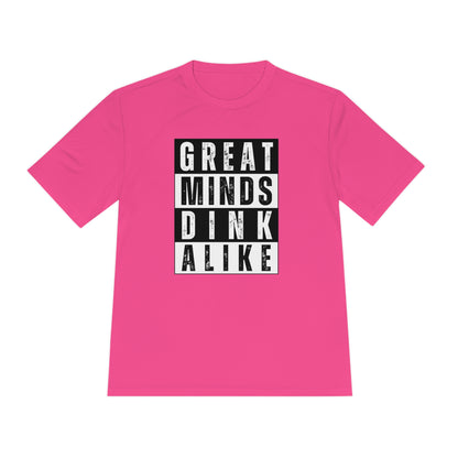 Great Minds Dink Alike Performance Tee