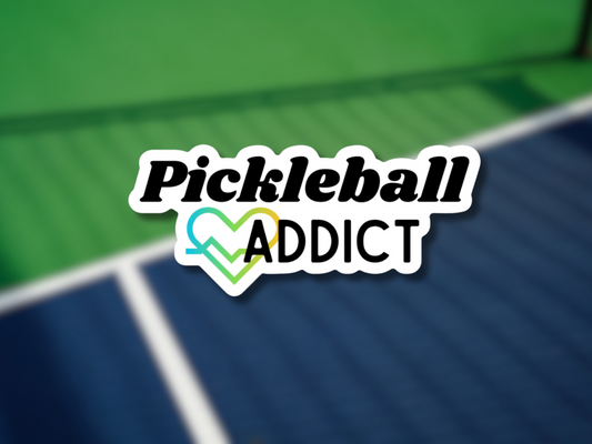 Pickleball Addict Sticker