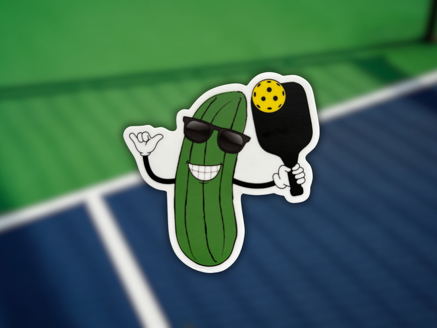 Pickleball Pickle Sticker